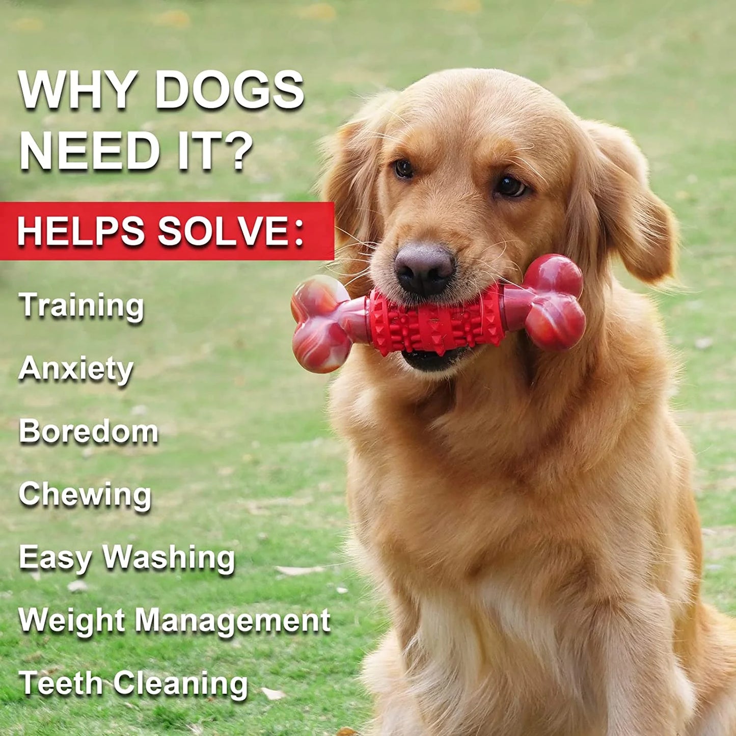 Dog Toys for Aggressive Chewers Bone Dog Toy Interactive Dog Toys for Large Dog Chew Toys for Aggressive Chewers,Dinosam Indestructible Dog Toy for Medium Large Dogs