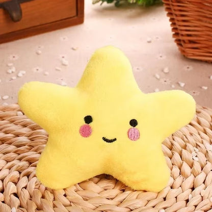 Pets Toys Plush Sounding Pentagram Toys Pets Chew Playing Fun Cute Puppy Dogs Cats Squeaky Toys Pets Supplies Accessories